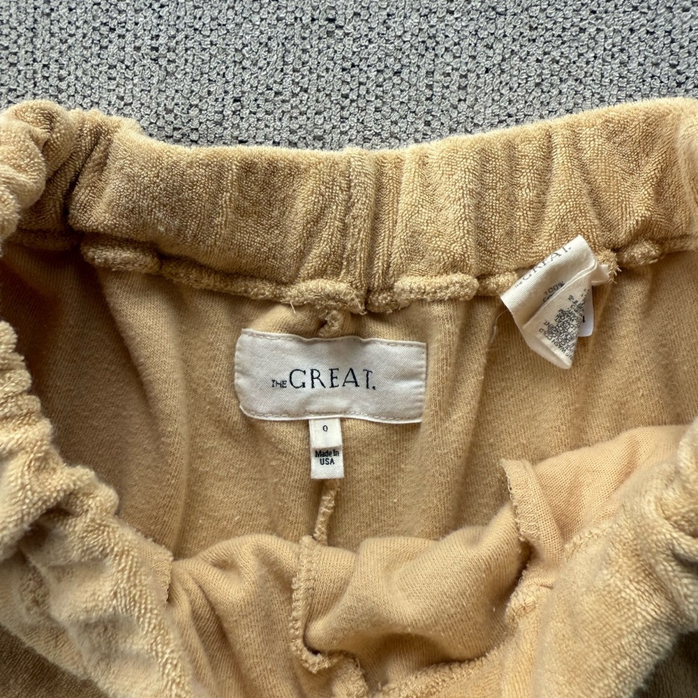 THE GREAT. Micro Terry shorts - Picture 3 of 4